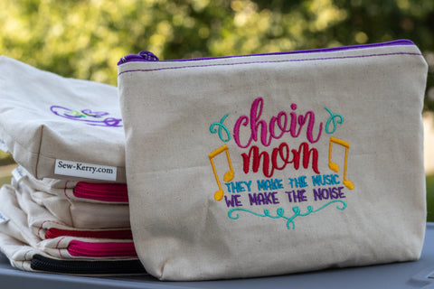 Choir Mom Zipper Pouch