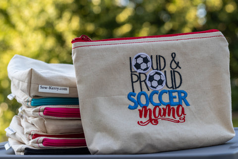 Soccer Mama Zipper Pouch