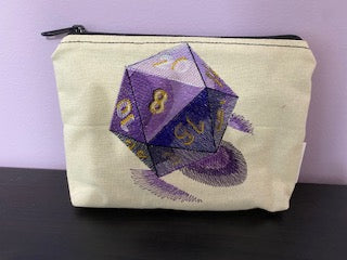 D20 Zipper Pouch