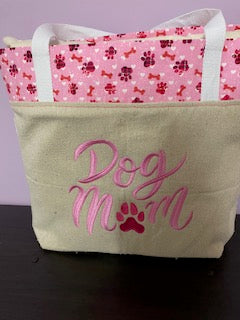 Dog Mom Tote Bag