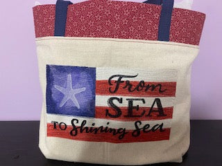 From Sea to Shining Sea Tote Bag