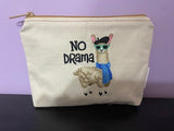 No Drama Llama Zipper Pouch