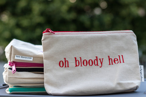 Bloody Hell Zipper Pouch