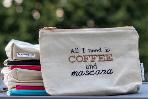 All I Need is Coffee Zipper Pouch