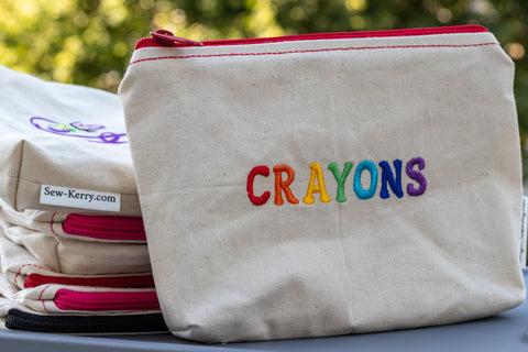 Crayons Zipper Pouch