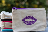 Kissy Kiss Zipper Pouch