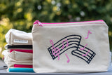 Music Staff Zipper Pouch