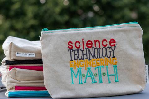 STEM Zipper Pouch