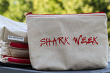 Shark Week Zipper Pouch