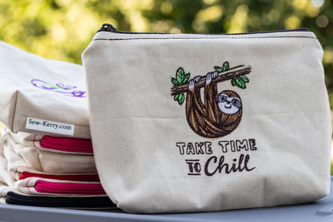 Take Time to Chill Zipper Pouch