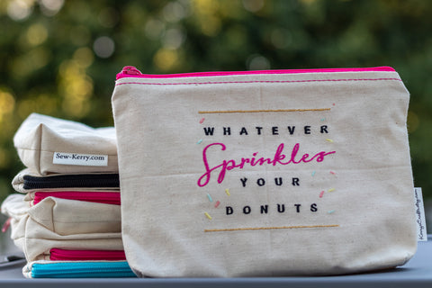 Sprinkles Your Donuts Pouch