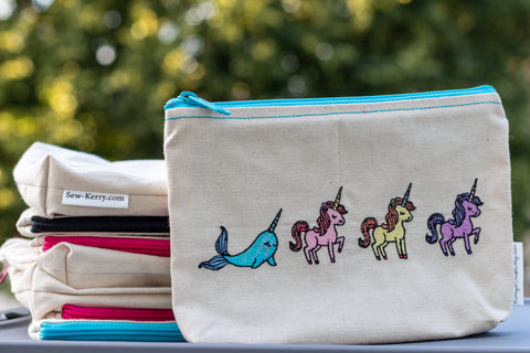 Wannabe Unicorn Zipper Pouch