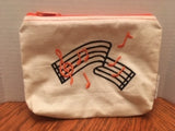 Music Staff Zipper Pouch