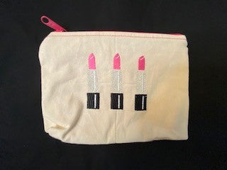 Triple Lipstick Zipper Pouch